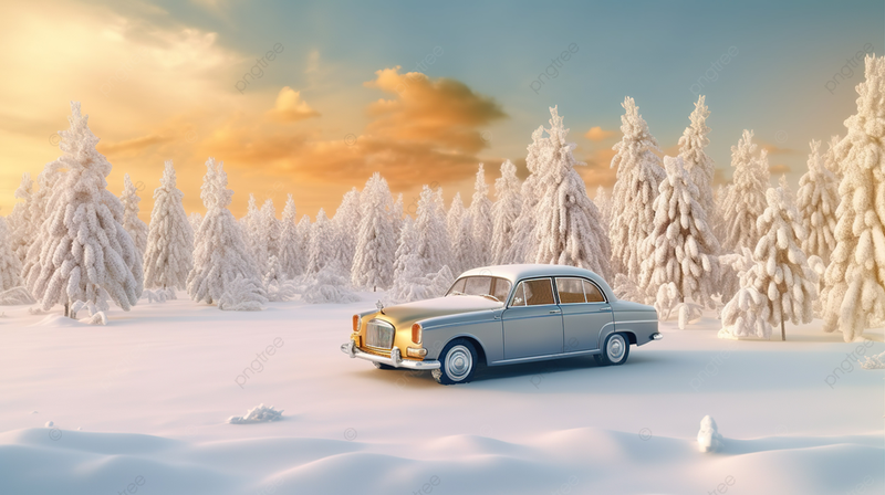 pngtree-a-3d-render-and-illustration-of-a-car-in-snow-during-image_13586369